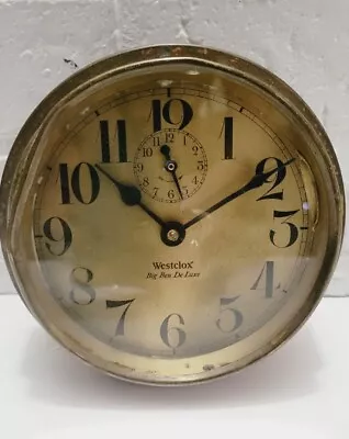 Vintage Vintage 1920s Alarm Clock Westclox Big Ben De Luxe -not Tested! • $18.08