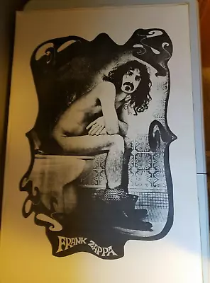 ZAPPA KRAPPA FRANK ZAPPA #2 VINTAGE 1970's HEADSHOP TOILET POSTER -NICE! • $49.95