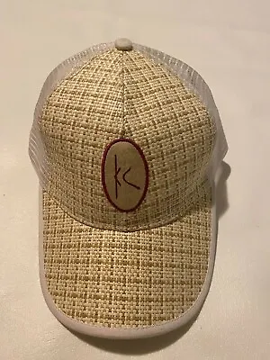 New Kahuna Creations White Beige Logo Trucker Hat Cap Adjustable One Size • $14.99