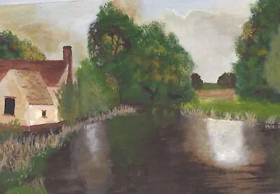 The Mill On The Stream - David Meadham - Fine Art Giclee Print - A4 Size • £40