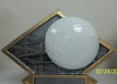 Volleyball Trophy Award  Includes Engraving About 4x6  Wide Hang Or Stand • $12.40