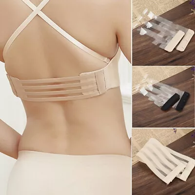 Women Bra Extender 1 Rows 3 Hooks Ladies Plus Size Elastic Hollow Out Back Clasp • $9.99