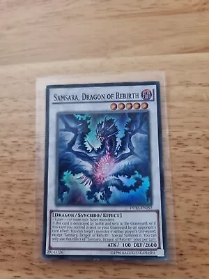 Yugioh Card Samsara Dragon Of Rebirth DUEA-EN052 Super Rare Unlimited Edition • £0.99