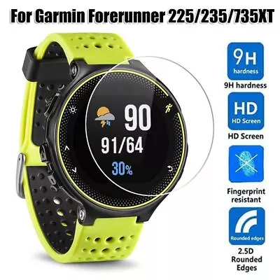 Film For Garmin Forerunner 235 225 735XT Tempered Glass Screen Protectors • $5.61