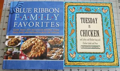 Lot Of 2 Hardcover Cookbooks Family Favorites Breakfast Dinner Chicken Turkey • $10