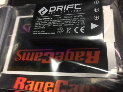 £53.59 • Buy Drift HD HD170 BIG STEALTH LLBAT Standard Camera Battery LI-ION 1700ma Long Life