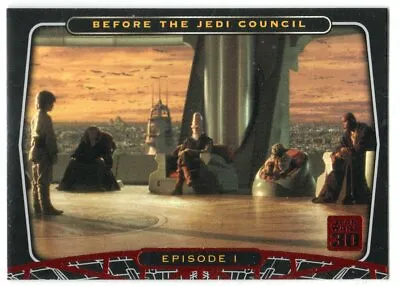 Star Wars 2007 Topps 30th Anniversary Red Parallel Base Insert 51 B Jedi Council • $19.99