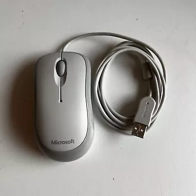 Microsoft Basic Optical Wired Mouse V2.0 -  USB/PS2 - White 1.8m Cable • £9.99