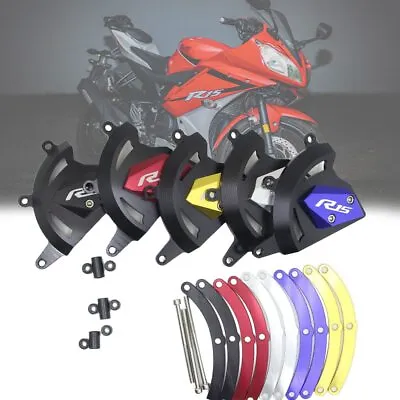 CNC Motorcycle Engine Guard Protector Cover Crash Side Pad Case For Yamaha R15 • $45.02