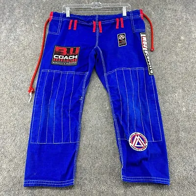 BJJ Coach Pants Mens M4 38x24 Blue Ripstop BJJCOACH.COM MMA Training Gi Official • $17.95