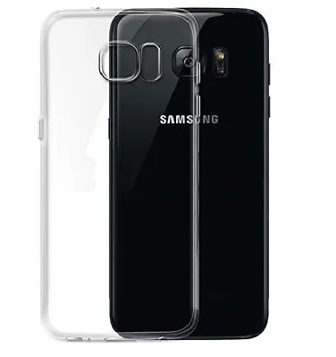 For SAMSUNG GALAXY S7 EDGE SHOCKPROOF TPU CLEAR CASE SOFT SILICONE GEL COVER • £4.94