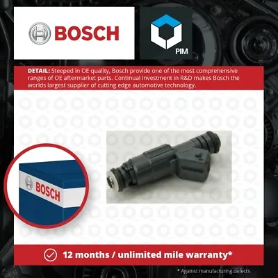 Petrol Fuel Injector Fits BMW 325 E30 2.5 86 To 93 Nozzle Valve Genuine Bosch • $61.63