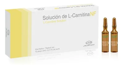 (L Carnitine) L-Carnitina NF Fat Burner VIRTUAL Mesotherapy 10X5ml QUEMADOR 100% • $89.82