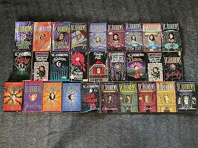 $40.79 • Buy Lot Of 28 V.C. Andrews Mixed Paperback Novels Keyhole Covers