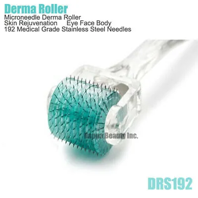 Stainless Steel Derma Roller 0.2mm-3.00mm Beauty Wrinkles Scars Acne 192 Pins • $6.50