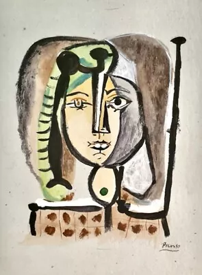 Oil On Cardboard By Pablo Picasso Signed Painting • $199