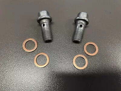 CTS-V Camaro ZL1 ZR1 GM Brembo Caliper Banjo Brake Line Hose Bolts + Washers • $11.99