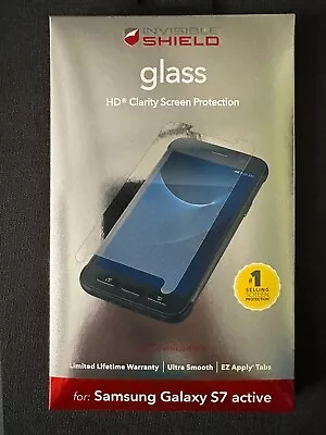 Zagg InvisibleShield Glass HD Clarity Full Screen Protector For Galaxy S7 Active • $6.99