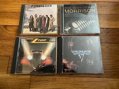 Classic Rock 4 CD Lot - ZZ TopForeignerVan HalenVan Morrison • $10