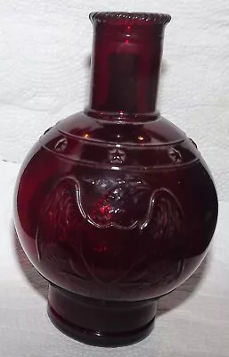 Wheaton Ruby Red Glass Bottle Eagle 6  Bottle • $4.99