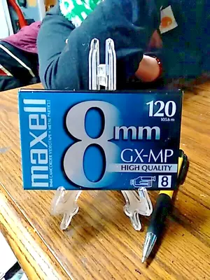 NEW SEALED Maxell GX-MP High Quality 120 8mm Metal Particle Camcorder Videotape • $4.50