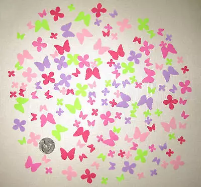 Martha Stewart Small Butterflies And Flowers Punches 150 Die Cuts Punchies • $2.25