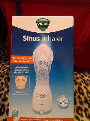 Vicks Sinus  Inhaler Non Medicated Steam Relief VIH200V3 New Sealed Fast Relief. • $24.99
