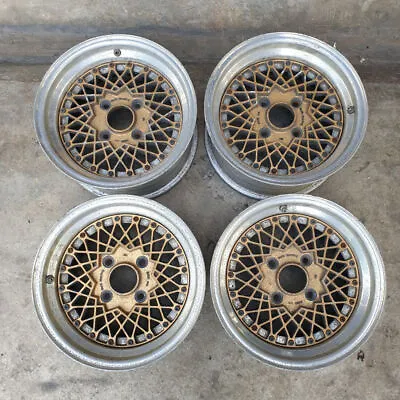 JDM Rays Engineering VOLK Mesh 14  Rims Wheels For TA22 Ae86 Racing Pcd114.3X4 • $1450.66