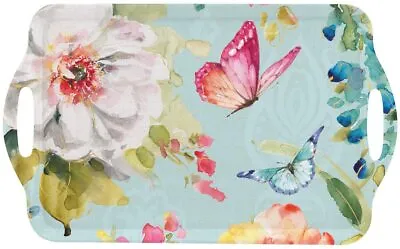 Pimpernel Colorful Breeze Collection Large Melamine Handled Tray - 19.25 X 11.5 • $27