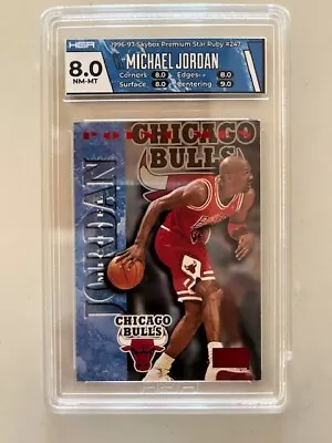 Michael Jordan 1996-97 Skybox Rubies #247 Super Rare! • $98