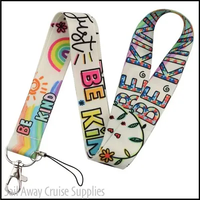 Be Kind  LANYARD.  Key ID Card Holder. Work Travel Cruise.  AUTISM AWARENESS • $9.95