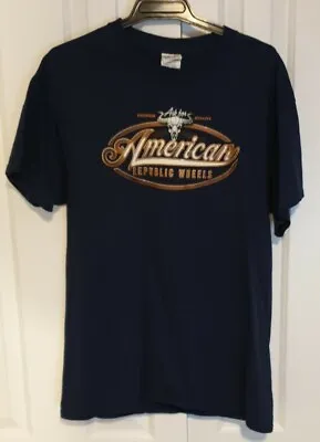 American Republic Wheels Boyd Coddington Tshirt Large Graphic Print Size Medium  • $6.99