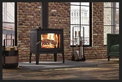 Hearthstone HIPSTER20 WOOD STOVE- Tru-Hybrid Matte Black-1 • $2799