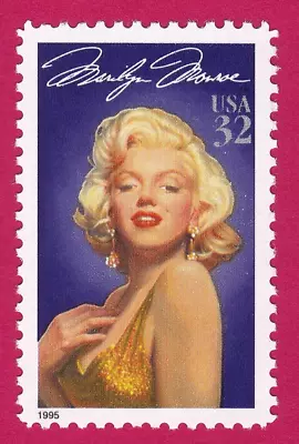Marilyn Monroe 1995 Legends Of Hollywood 32 Cent Single Stamp New Unused Mnh • $1