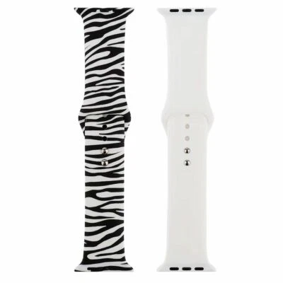 $12.99 • Buy Silicone Sport Watch Band Strap For Apple Watch Series 8 7 6 5 4 3 SE 40/45/41mm