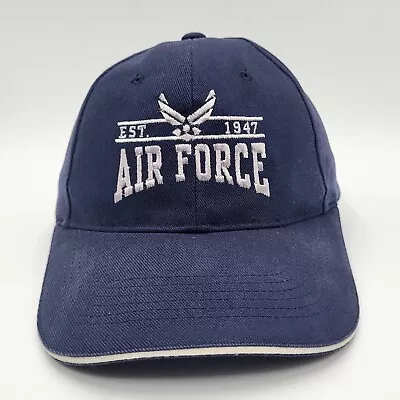 Air Force Aviano A.B. Italy Hat Cap Strapback Blue White Mens • $9.95