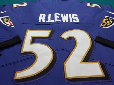 Ray Lewis Baltimore Raveins Jersey Original Type Sewn Quality Nfl  • $70