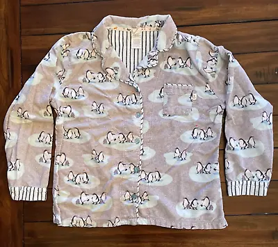 Munki Munki Pajama Top Womens XL Button Up Penguins Sleepwear Flannel • $11.97