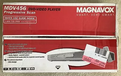 Magnavox DVD Video Player Progressive Scan  MDV456 With Remote. • $6