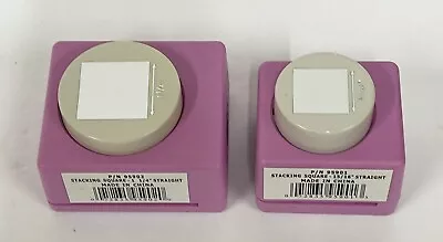 McGill Craftivity Stacking Square Straight Lot (2) 1 1/4  & 15/16  Paper Punch • $13