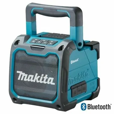 Makita DMR200 Cordless 2-Way Job Speaker With Bluetooth - Black/Blue NEW BOXED • £112.93