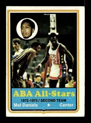 1973 74 Topps #195 Mel Daniels AS Pacers VG-EX+ *8m • $1