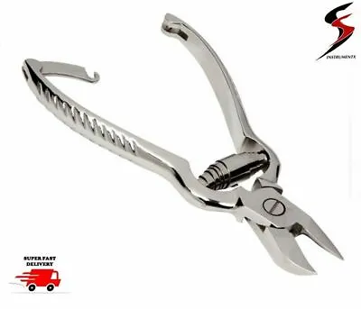 Professional Toe Nail Clippers Cutters HEAVY DUTY PLIER Chiropody Podiatry SS • £5.95