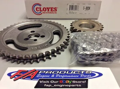 Small Block Chevy 283 305 350 327 Engine Double Roller Timing Set Cloyes C-3023K • $21.95