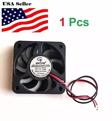 9Blades 12V 0.08A  50mm Cooling Computer Fan 5010 50x50x10mm DC 3D Printer 2-Pin • $7