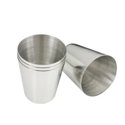 Mini Stainless Steel Flask Wine Cup Tumbler 35ml 1 XK • £4.98