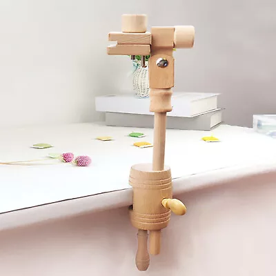 Embroidery Hoop Stand Clamp Rotated Desktop Lap Cross Stitch Frame Craft • $44.73