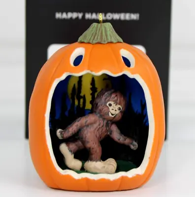 Hallmark Happy Halloween Bigfoot Pumpkin #9 In Series Keepsake Ornament 2021 New • $35.93