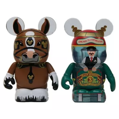 Vinylmation 3” Park 7 Main Street Horse And Trolley W/Conductor See Description • $17