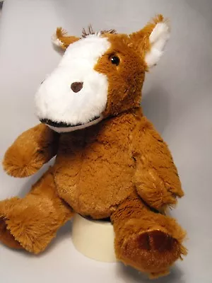 Toy Horse Cuddly Soft  Plush Horse Gift Present Small Brown And White Horse Uk • £8.99